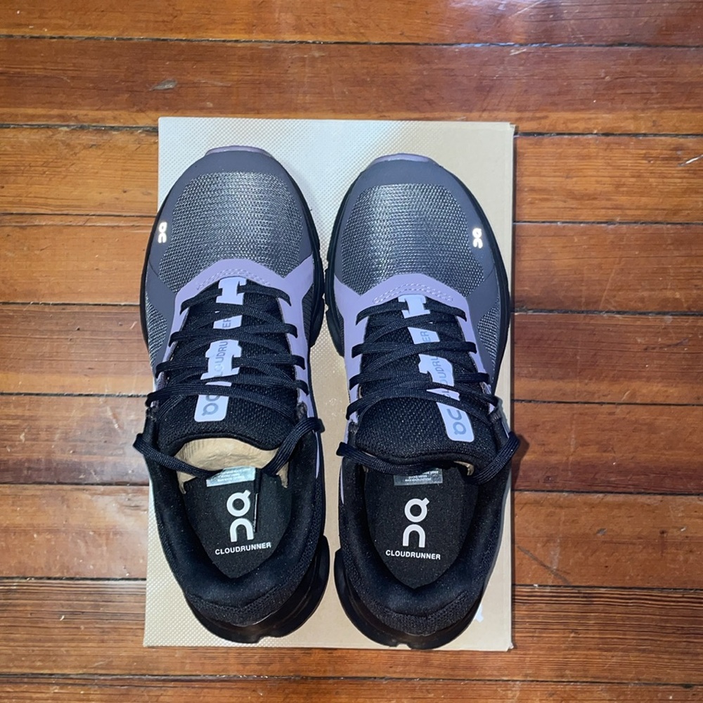 COPY - Black and purple Women’s Cloudrunner running shoe